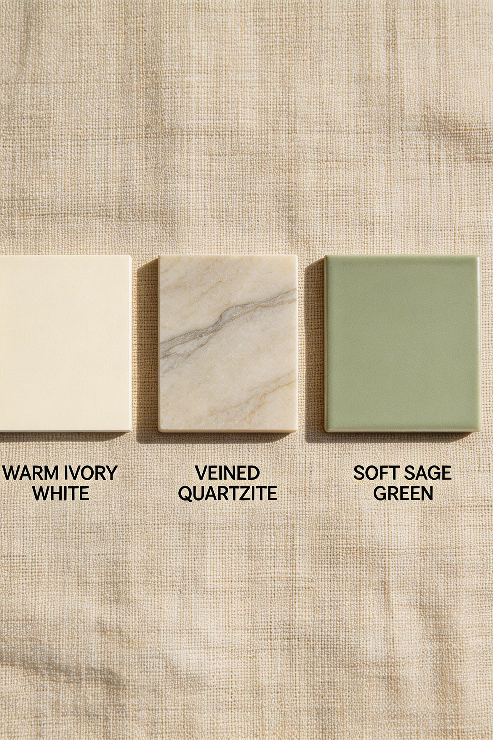 A well-planned kitchen color palette starts from a fixed point — usually the countertop material — and builds outward. This approach to kitchen decoration ideas prevents the tonal conflicts that make so many kitchens feel 'almost right but not quite.'