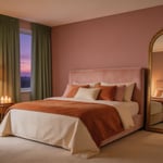 A fully realised romantic bedroom decor scheme — layered textures, warm lighting, and personal details combined to create a retreat that feels genuinely intimate rather than merely decorated.