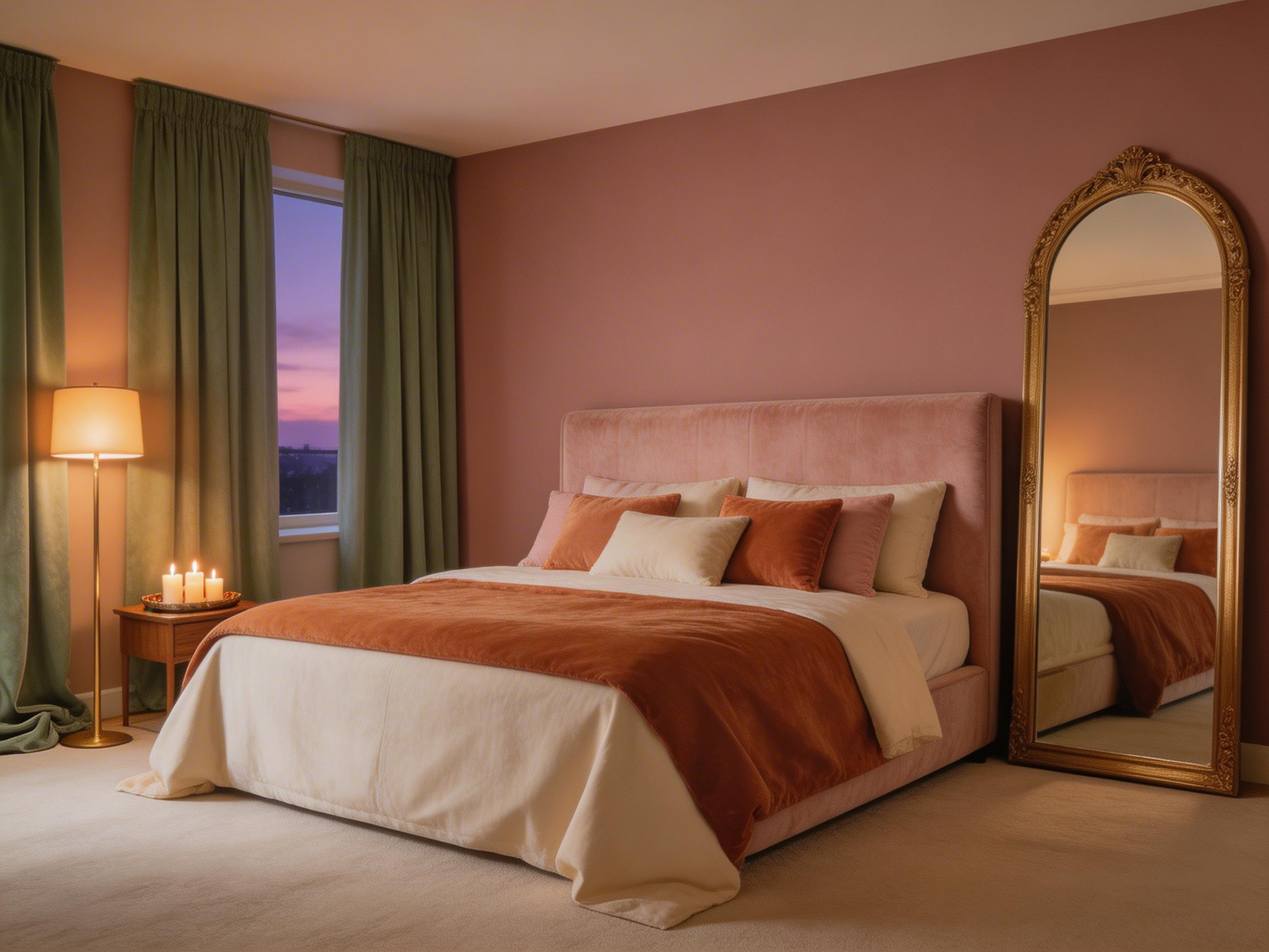 A fully realised romantic bedroom decor scheme — layered textures, warm lighting, and personal details combined to create a retreat that feels genuinely intimate rather than merely decorated.