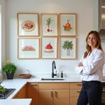 19 Creative Ideas for Kitchen Wall Decorating