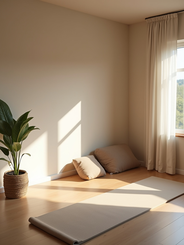 A separate relaxation space provides an area in the bedroom to unwind from daily stress.