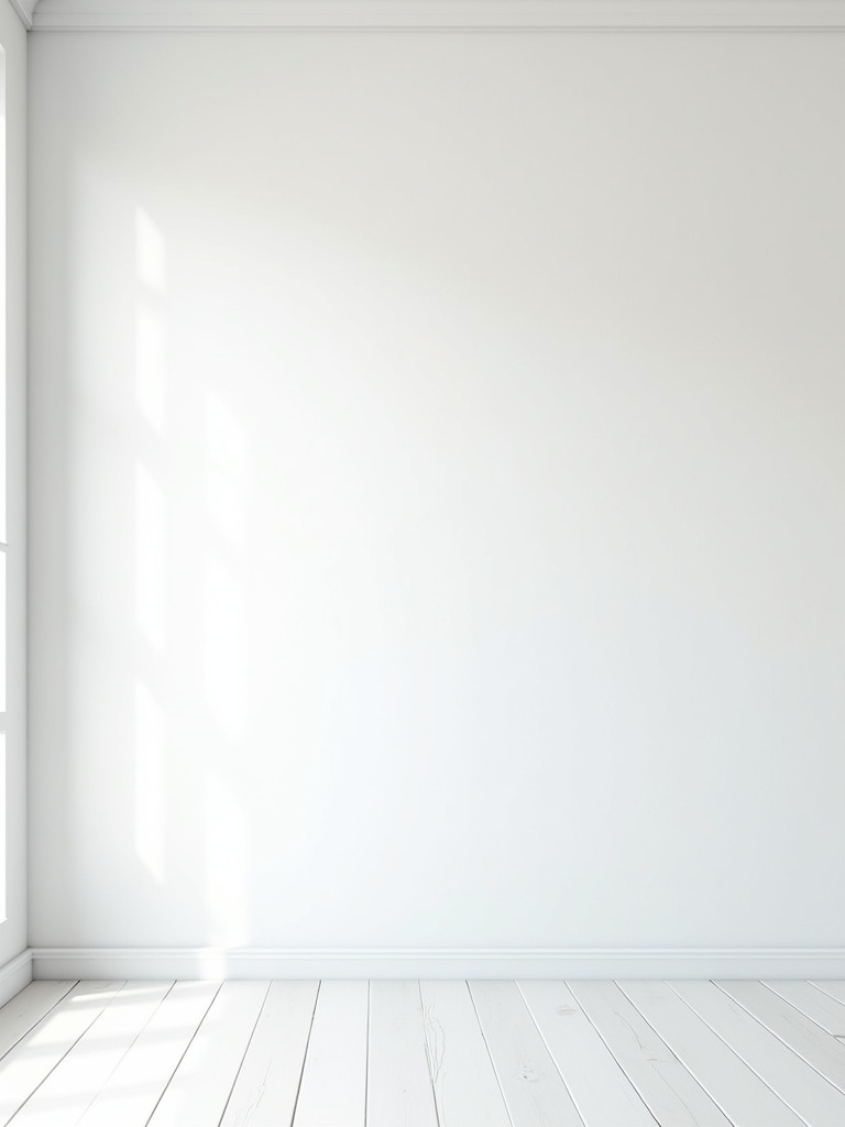 White textured wallpaper adds subtle depth and sophistication to a bright white bedroom wall