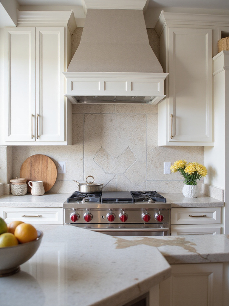 Cohesive kitchen backsplash design highlighting style and practicality