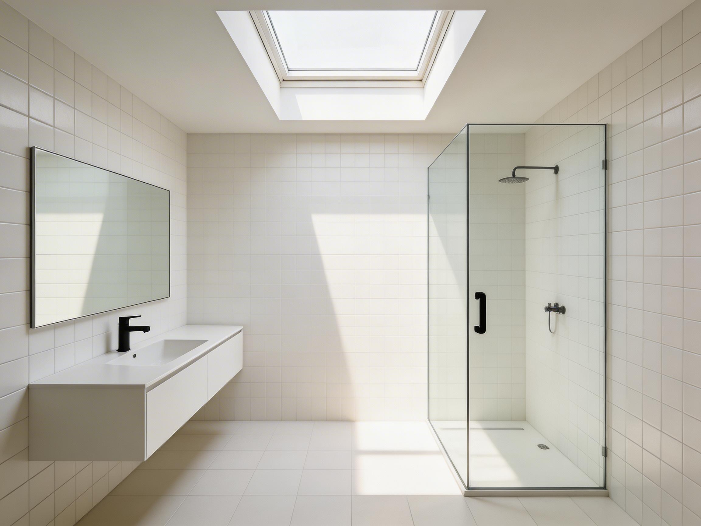 A bathroom design small in footprint but considered in every detail — this Nordic-influenced compact bathroom shows what editing with intention achieves.