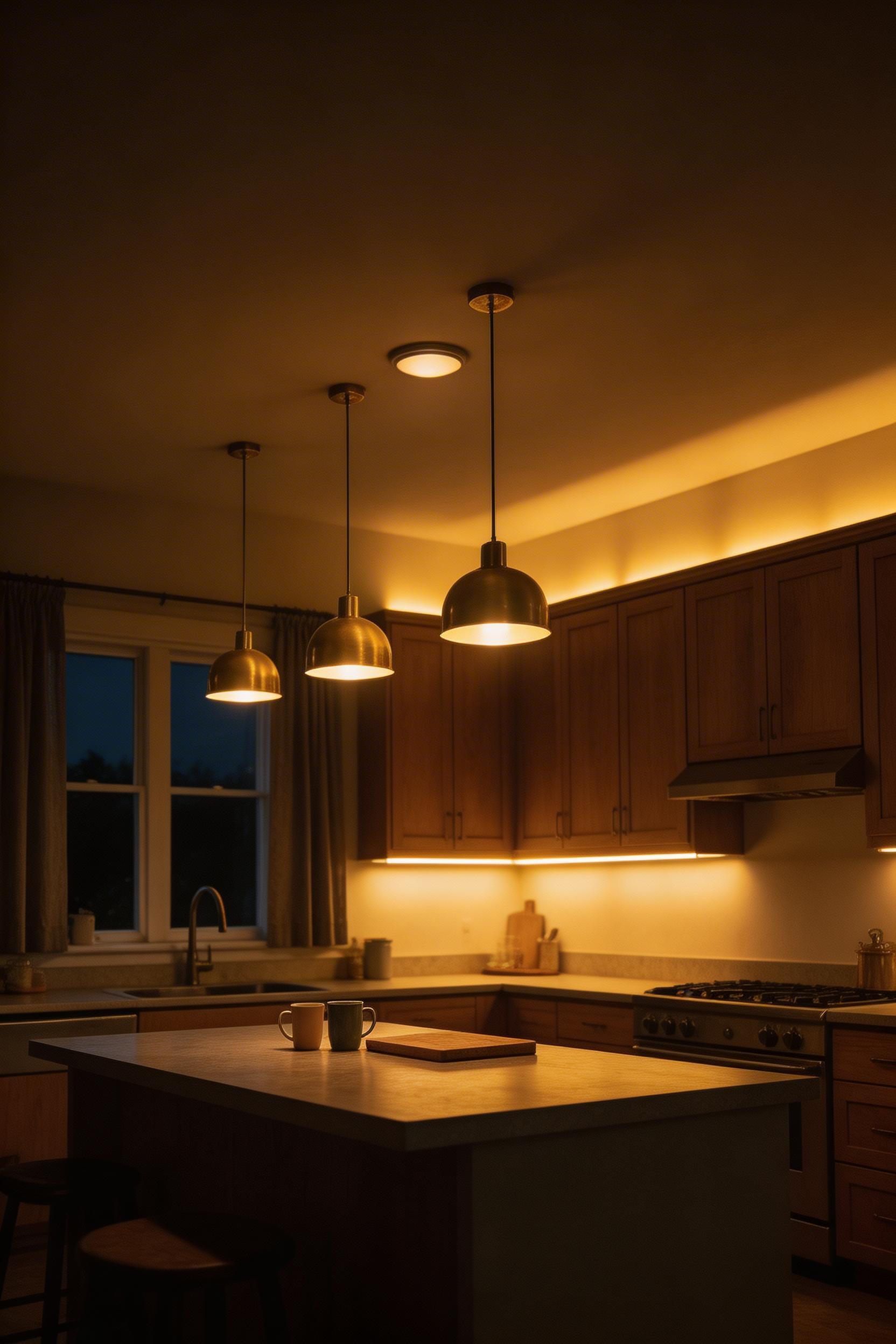 Layering ambient, task, and accent lighting is the central principle behind every effective kitchen lighting idea — without all three layers, a kitchen can never achieve both full function and real atmosphere.