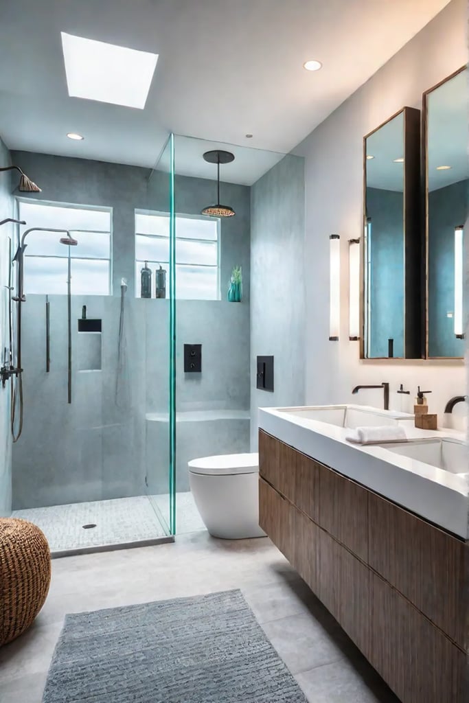 Bright and airy bathroom