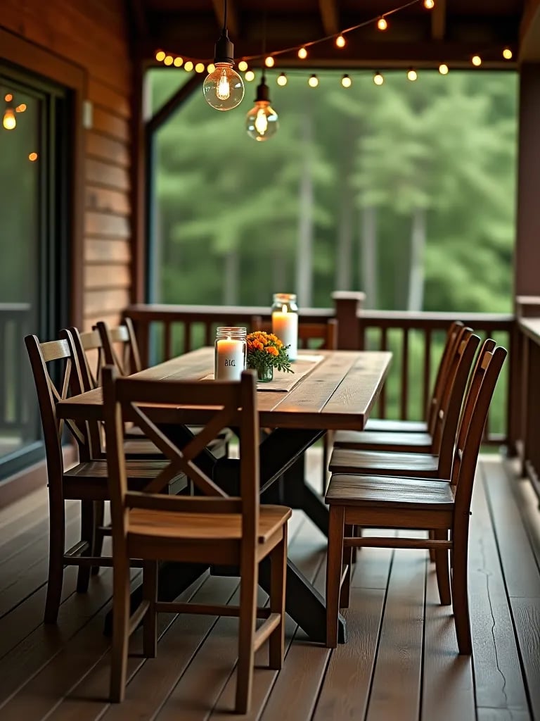 DIY vertical garden made from pallets on deck