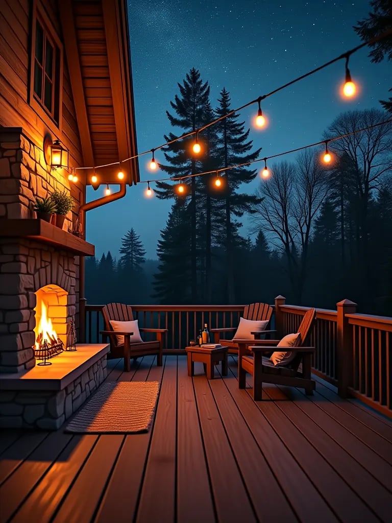 Elegant Mediterranean deck design