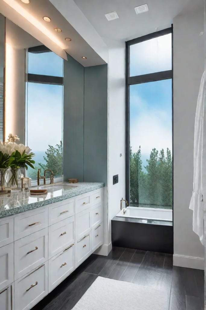 Energyefficient bathroom lighting