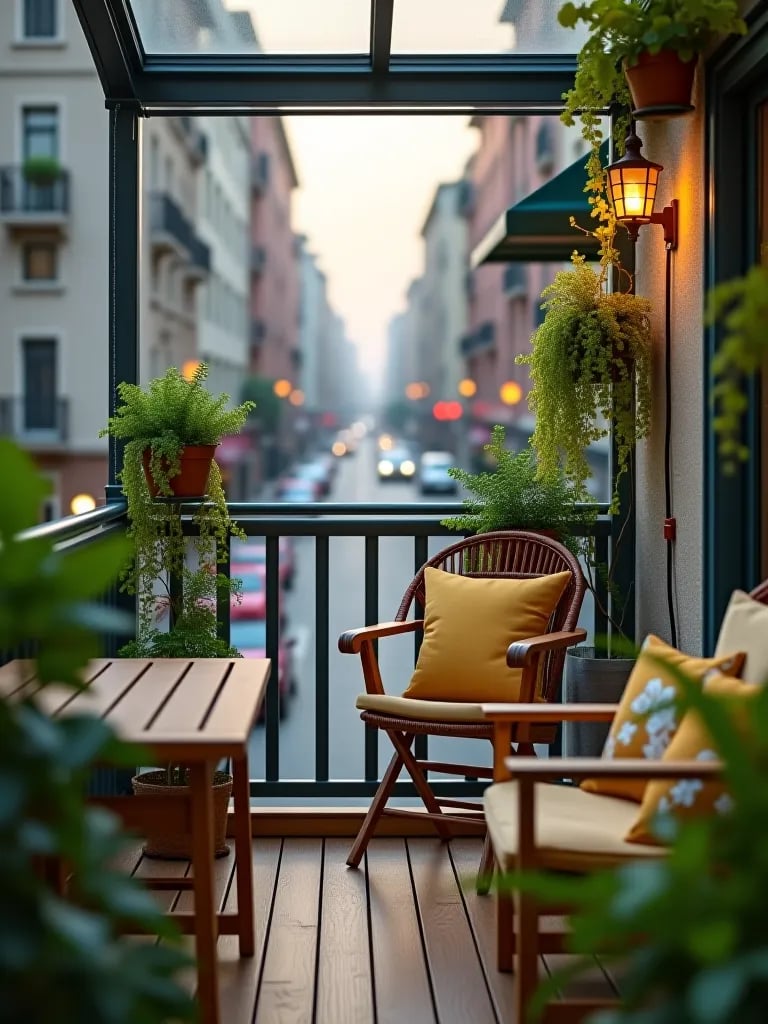 Family friendly deck with durable furniture