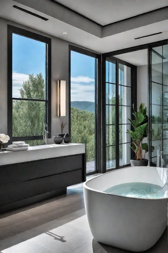 bathroom with a view