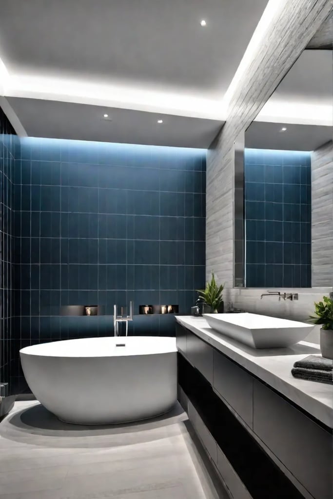 efficient bathroom layout