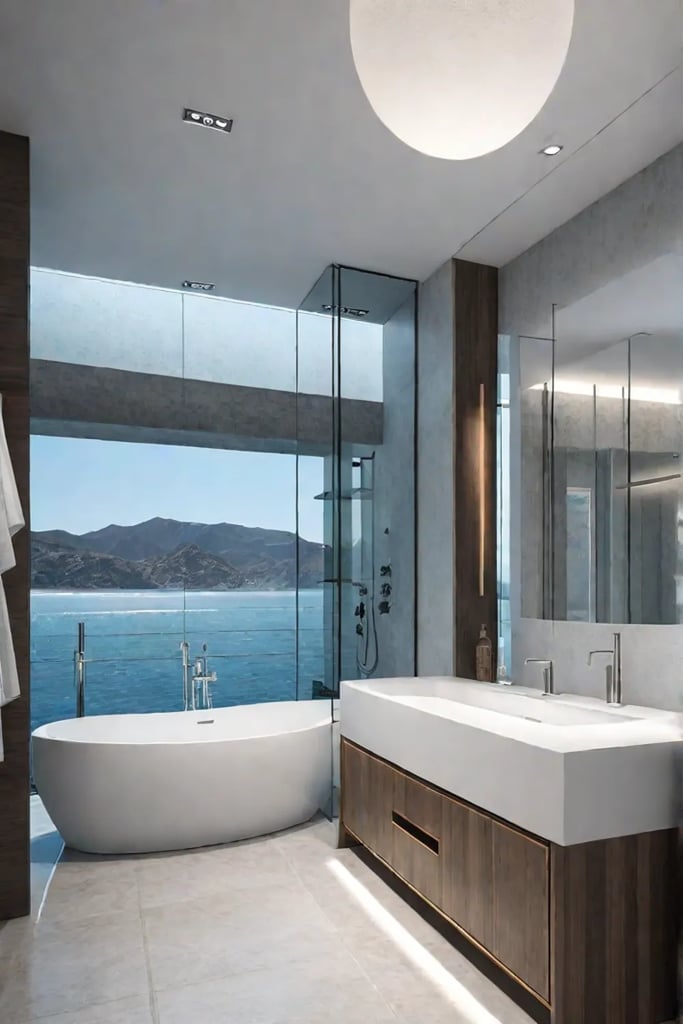 functional bathroom layout