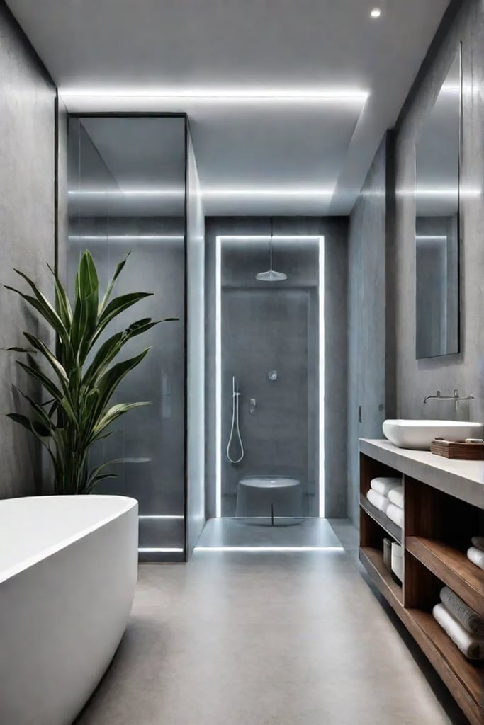 narrow bathroom ideas