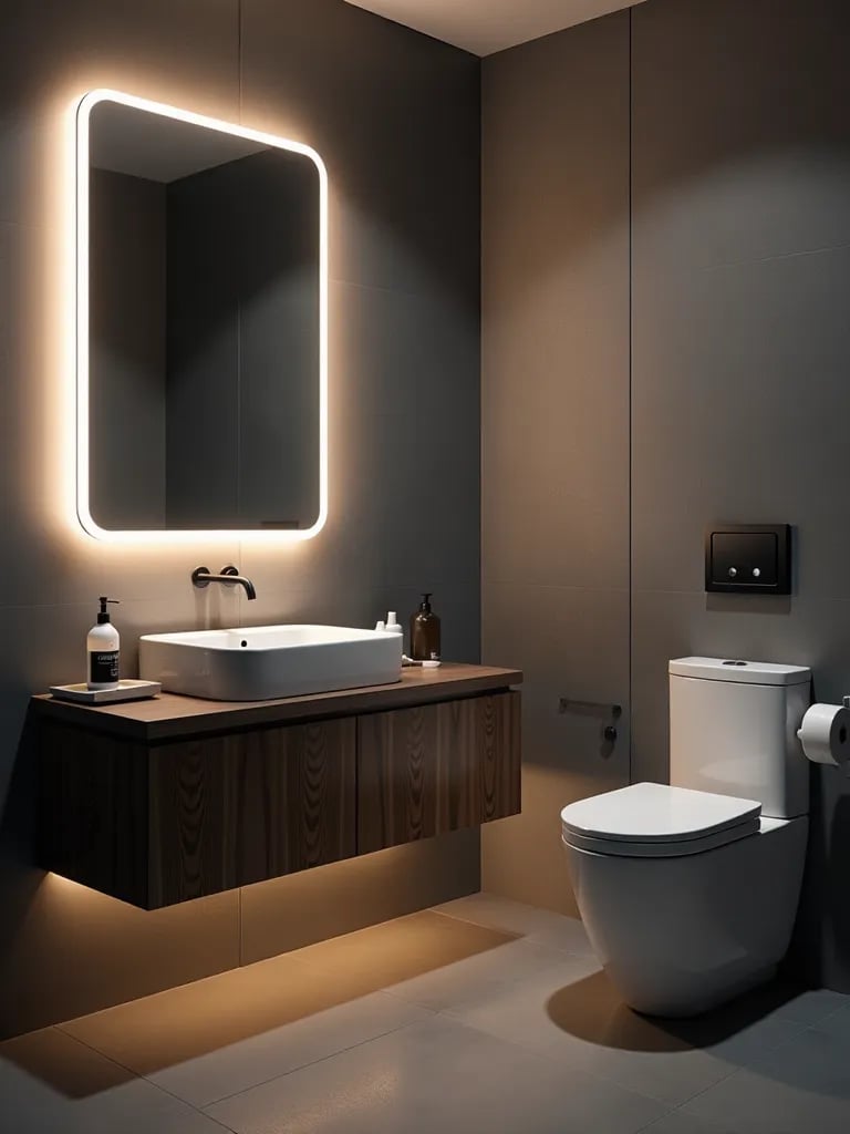 Lavish bathroom featuring copper bathtub, fireplace, and large skylight