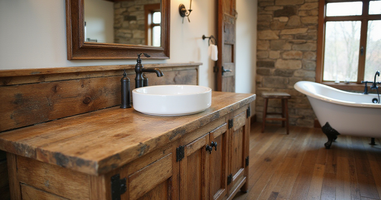 Creating Cultural Harmony: 22 Rustic Bathroom Decor Ideas Where East Meets West