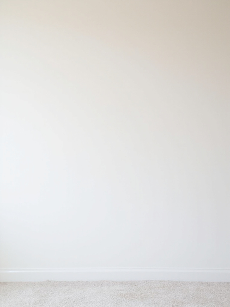 Prepared wall surface ready for wallpaper application