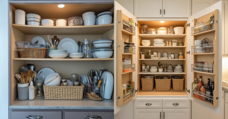 20 Brilliant Kitchen Cabinet Organizers: Transform Your Cluttered Space”