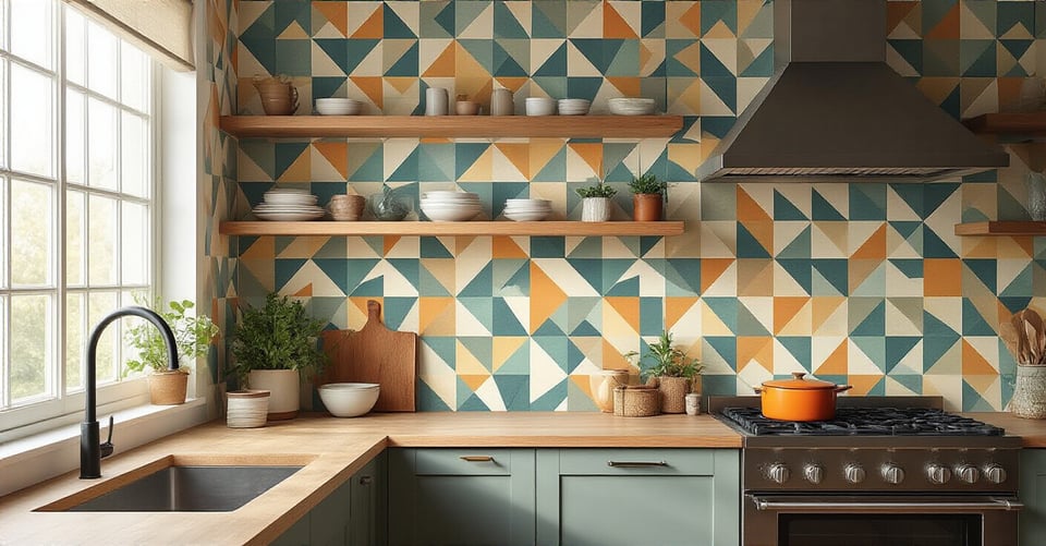 24 Soulful Ways to Wallpaper Your Kitchen with Heart (and on a Budget)