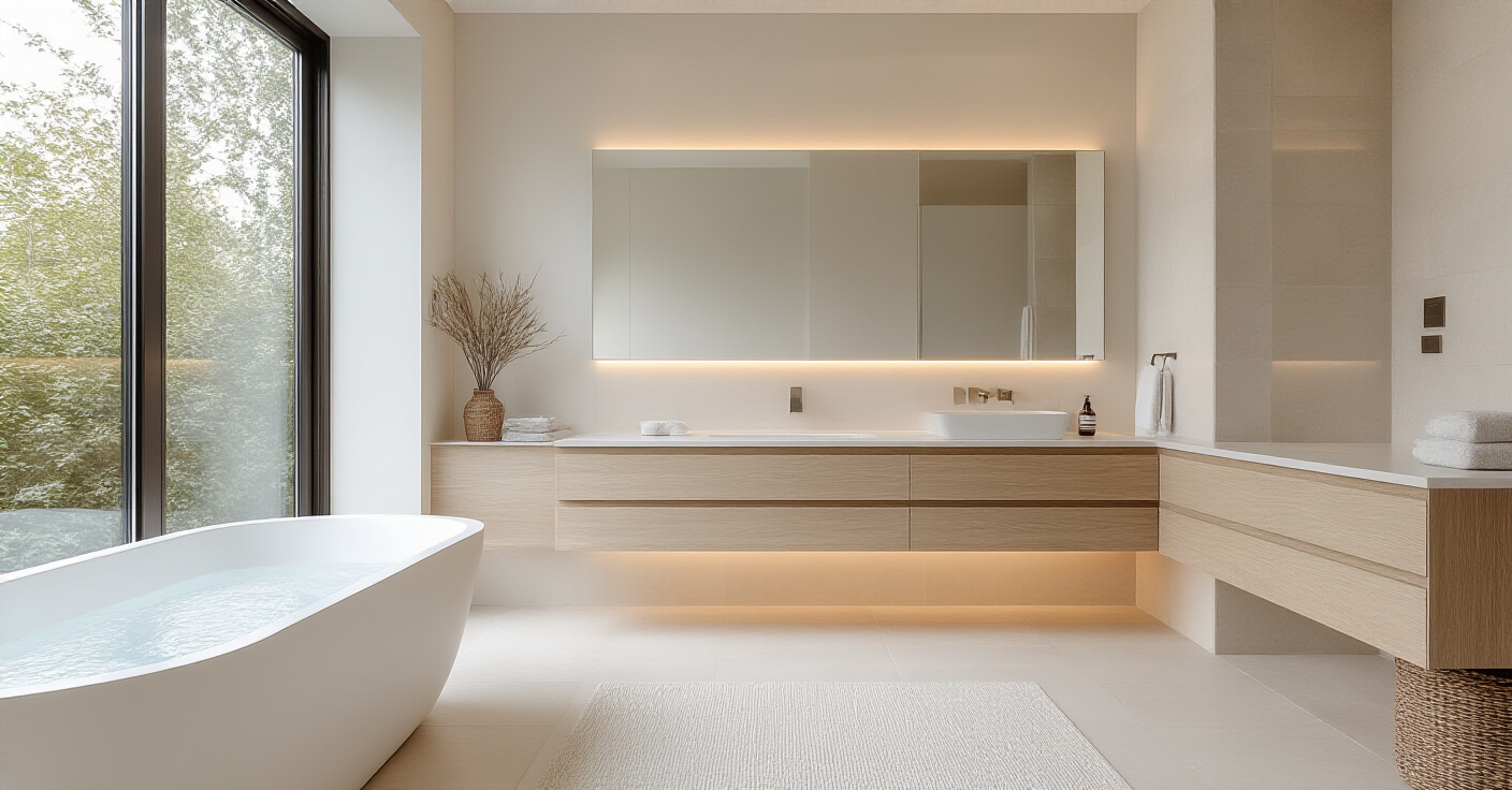 Crafting the Modern Oasis: 19 Paths to a Bathroom of Quiet and Light
