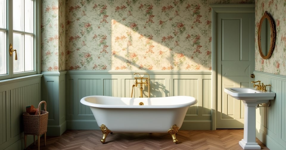 22 Ways to Bring Soul to Your Walls: A Guide to Vintage Bathroom Wallpaper