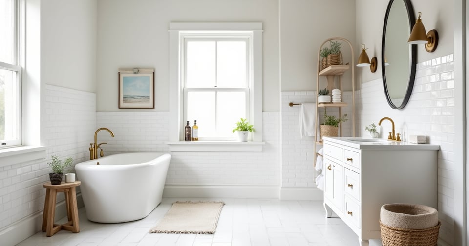20 Mindful farmhouse bathroom decorations to Create a Rustic Sanctuary