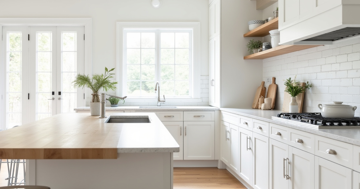 Beyond the Blank Canvas: 22 Dream Kitchen Ideas White with Global Soul