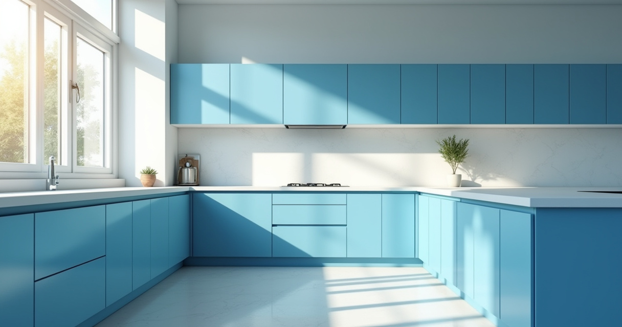 18 Meditative Principles for blue kitchen cabinets