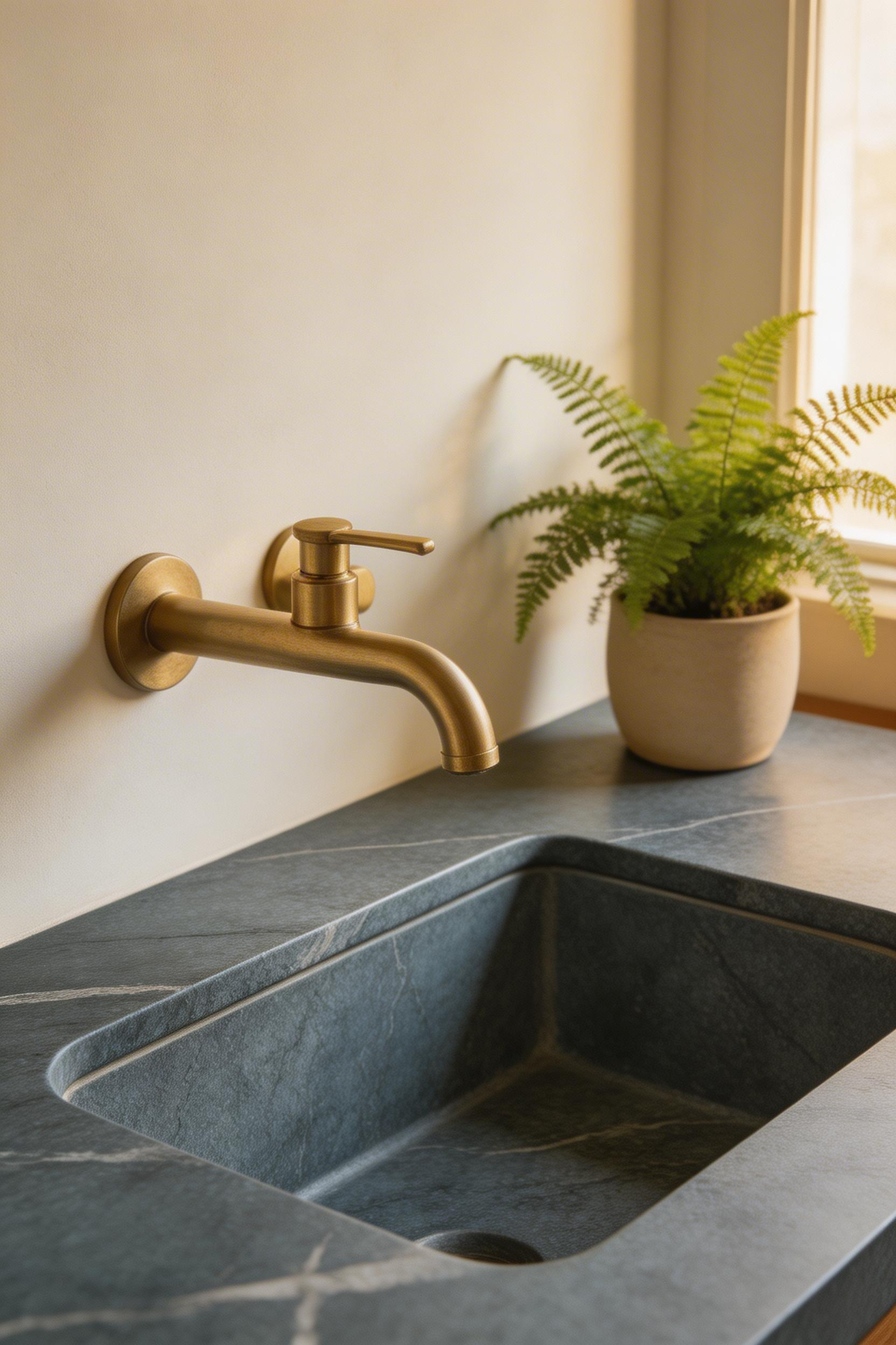 Soapstone, granite, and slate countertops bring the most authentic natural material quality to bathroom organic ideas, with each stone demanding a different maintenance commitment from its owner.