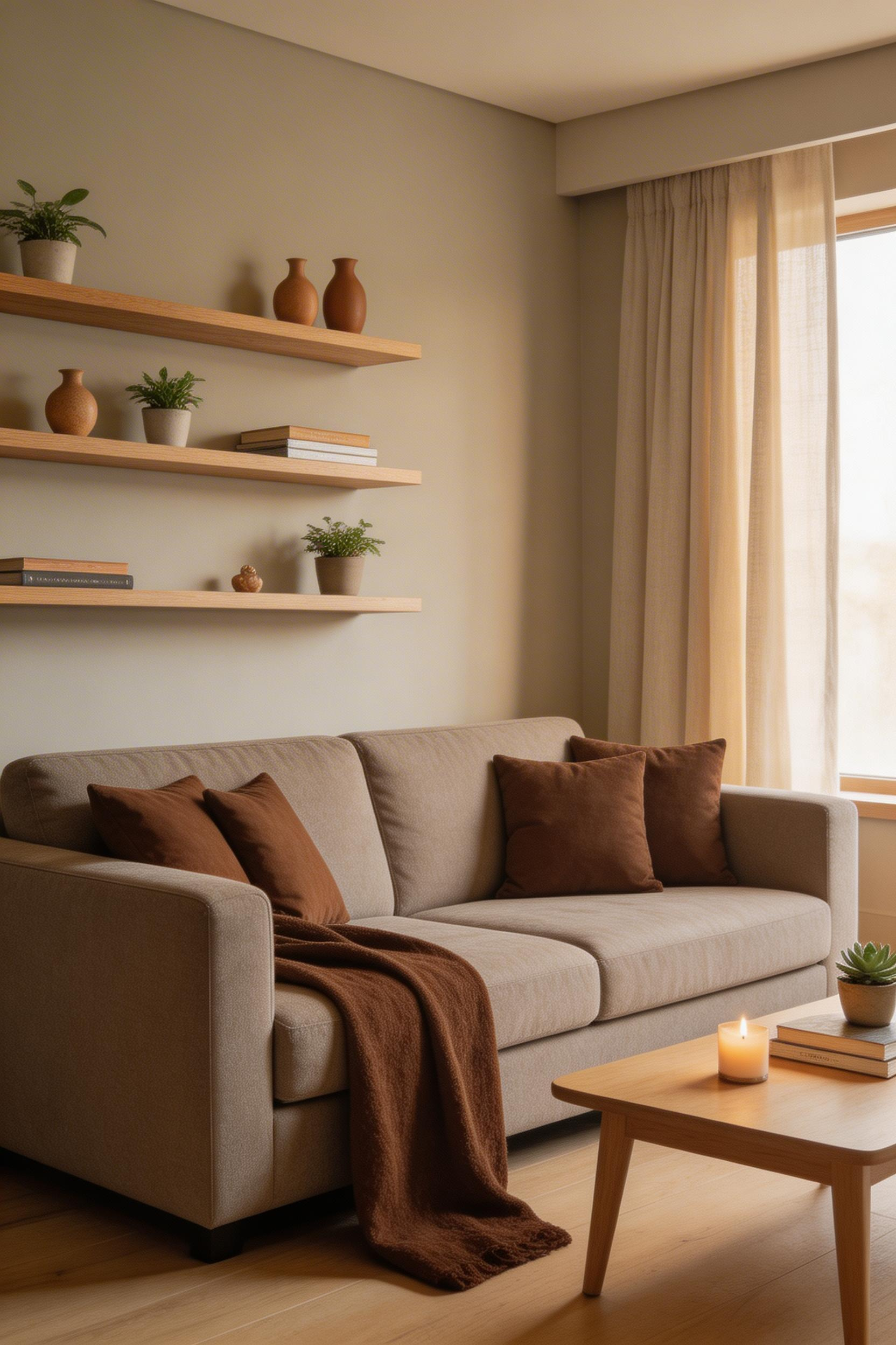 A tonal color palette is one of the fundamental modern living room ideas that makes a room feel designed rather than decorated — the three-shade approach works across any base hue.