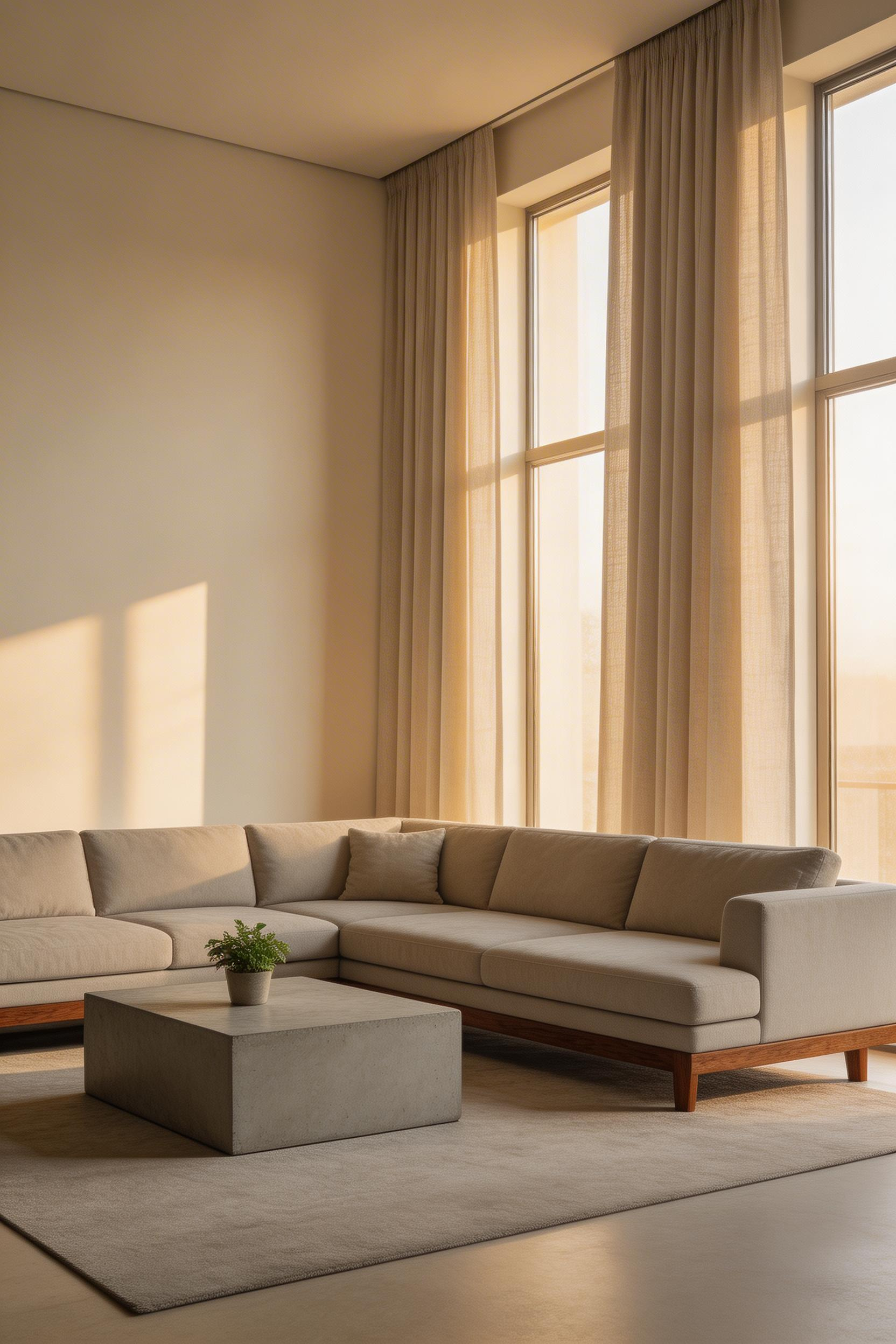 A low-profile sectional in a warm neutral fabric is the foundation of many of the best modern living room ideas — keeping the sightlines open while providing serious comfort.
