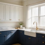 Kitchen cabinets ideas that work in real homes — two-tone shaker cabinets, contrasting island finishes, and painted fronts in colours that last well beyond the trend cycle.