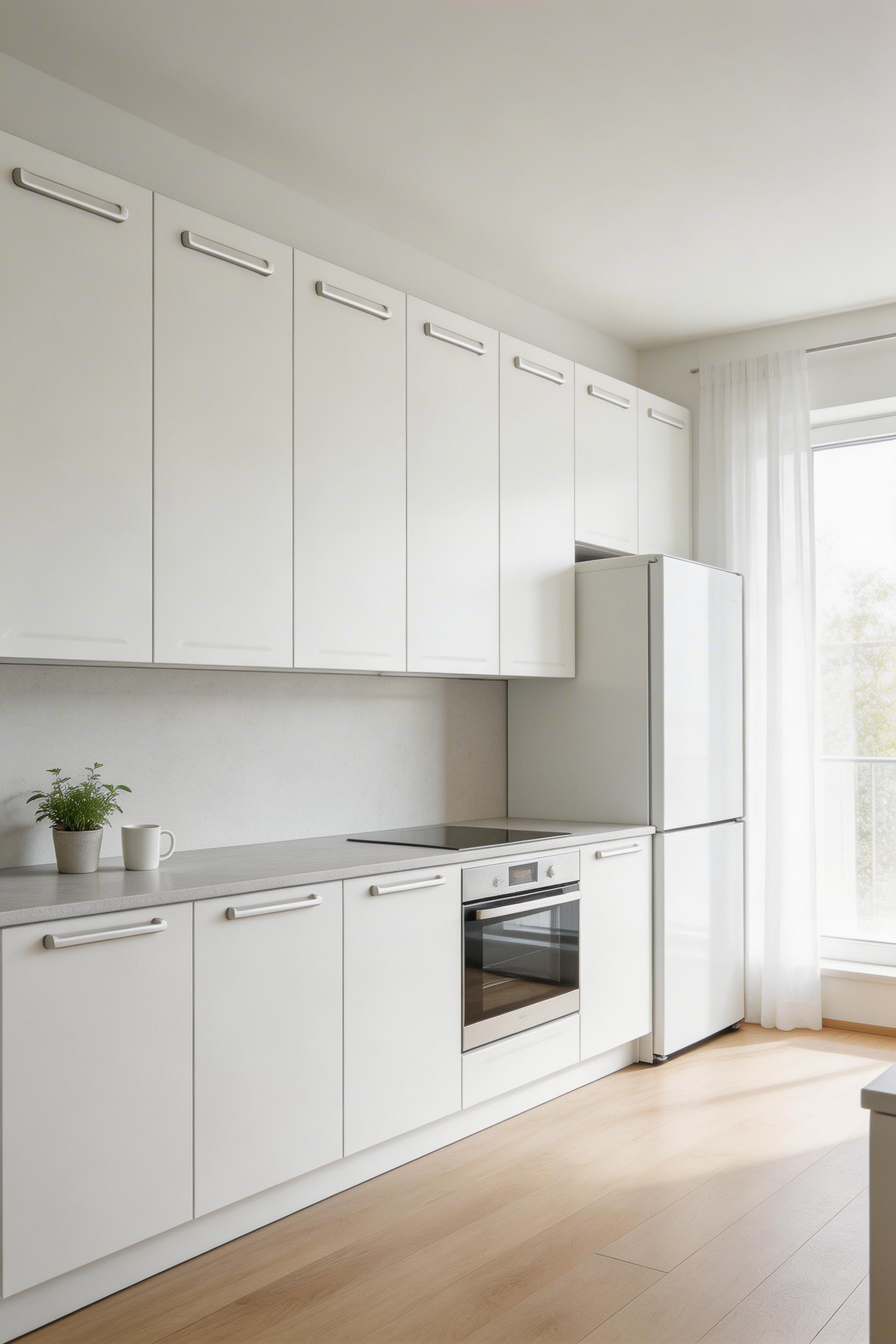 Handleless kitchen cabinets ideas — J-pull and push-to-open systems both deliver the clean look, but each has different practical characteristics in daily use.
