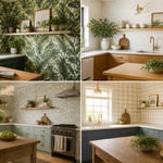Seventeen kitchen wallpaper ideas on a budget — from tropical prints to gingham checks — prove that the most transformative kitchen upgrade doesn't require a renovation budget.