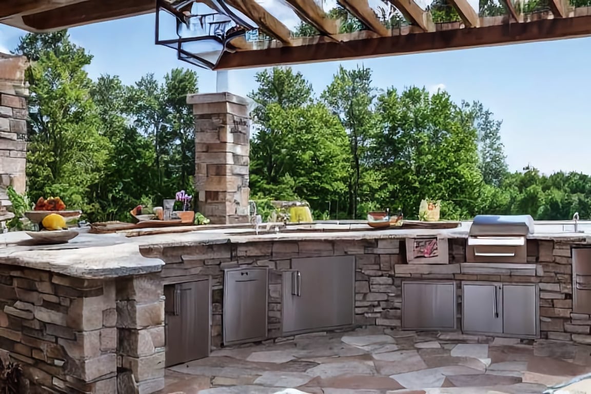 concrete outdoor countertops