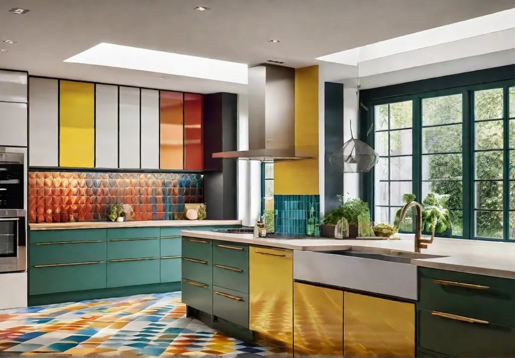 Vivid beforeandafter comparison showing the kitchens uplift from plain and dated to