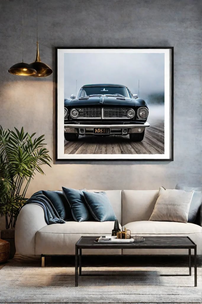 A living room gallery wall that pays tribute to the homeowners family