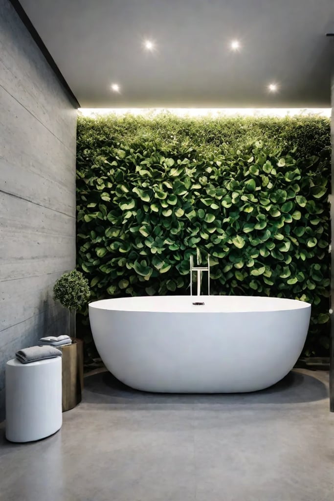 Bathroom with artistic decor