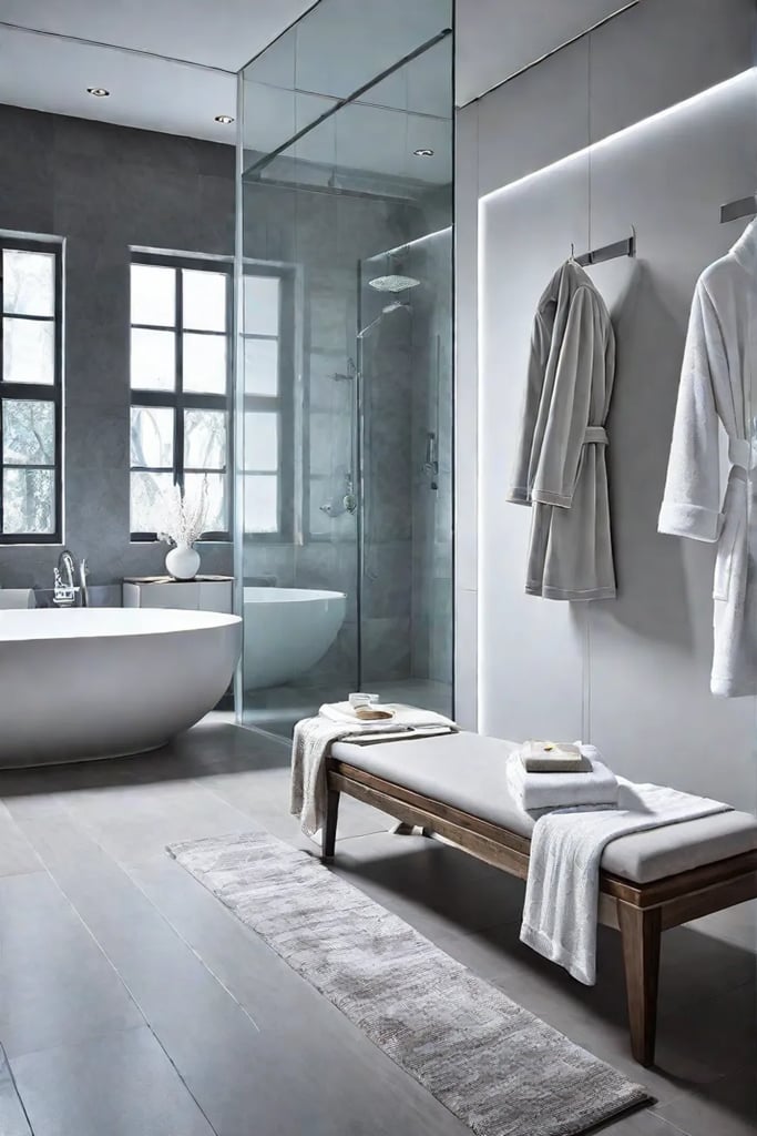 Bathroom with spa inspired design