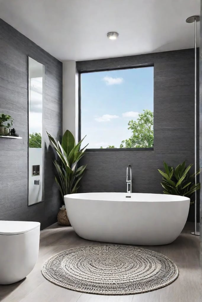 Ecofriendly bathroom design