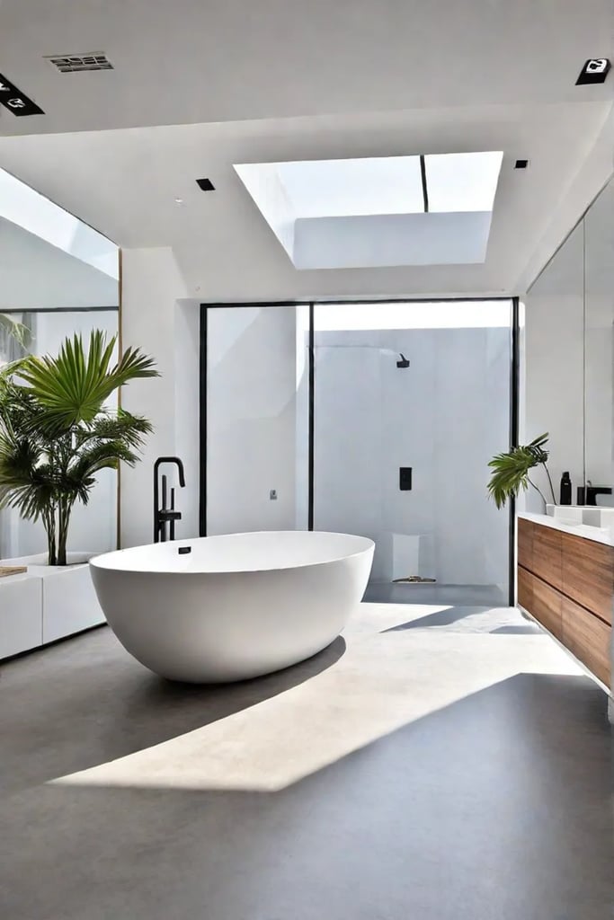 Freestanding bathroom fixtures