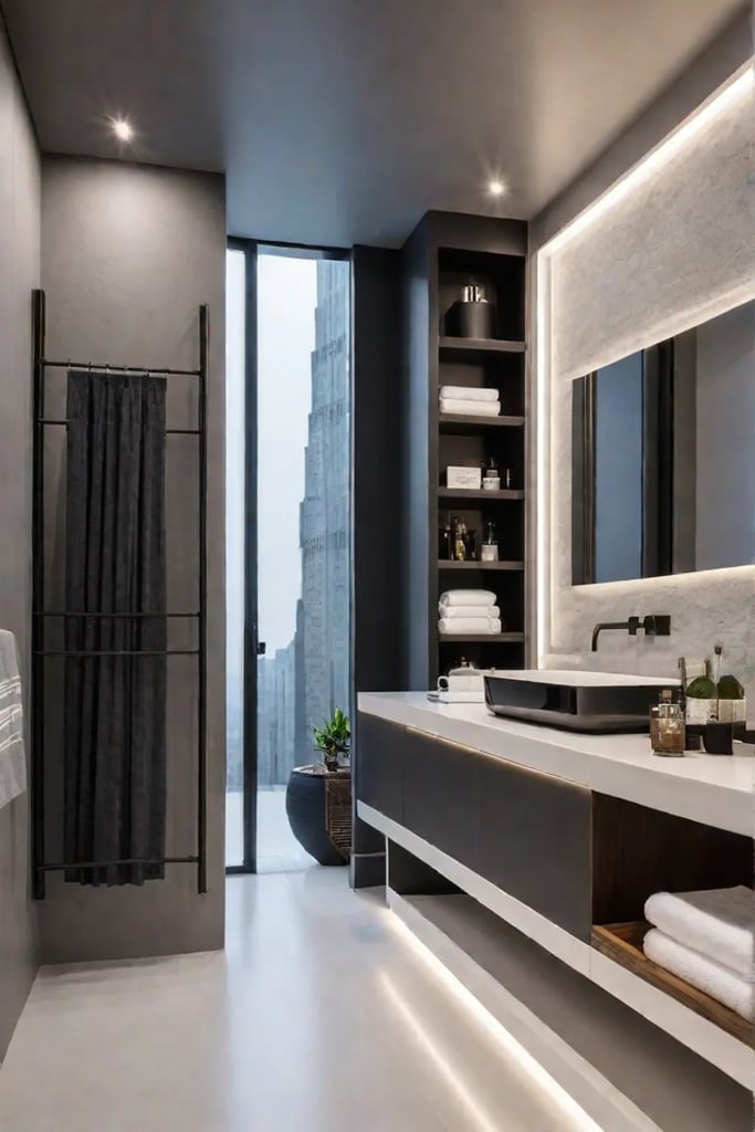 Innovative bathroom storage solution