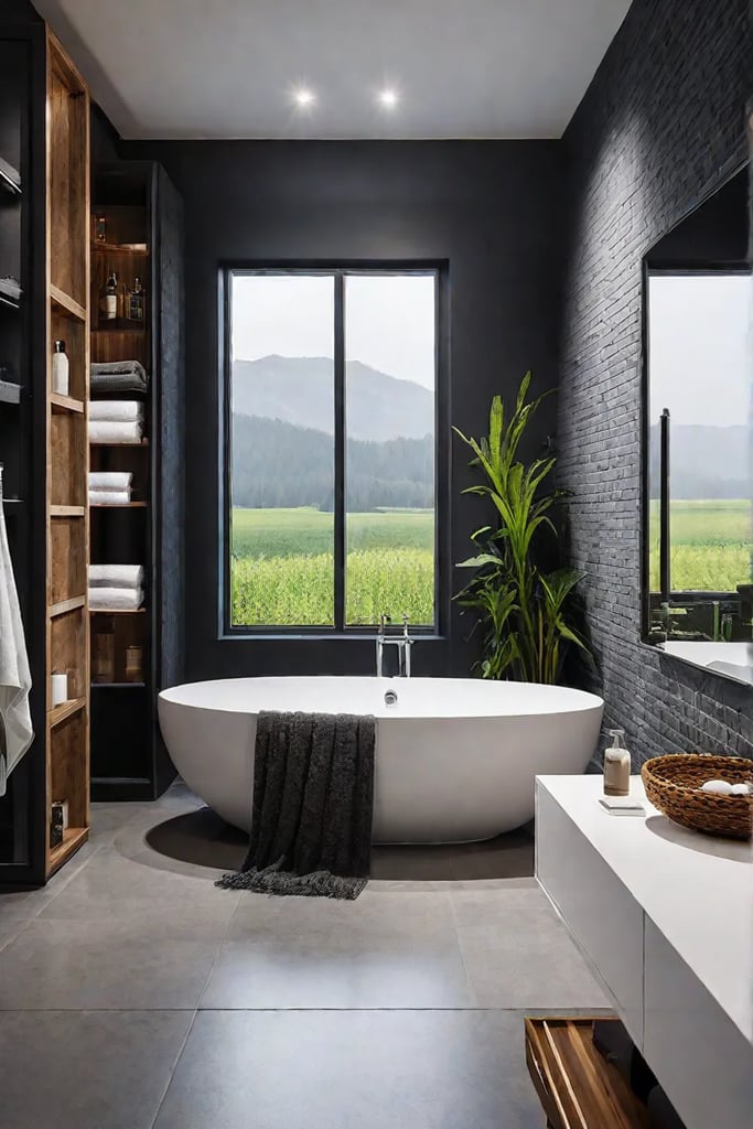 Minimalist bathroom design