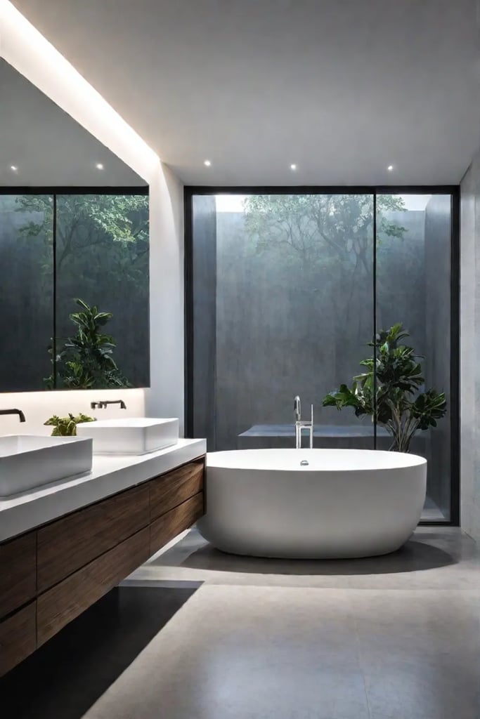 Minimalist bathroom
