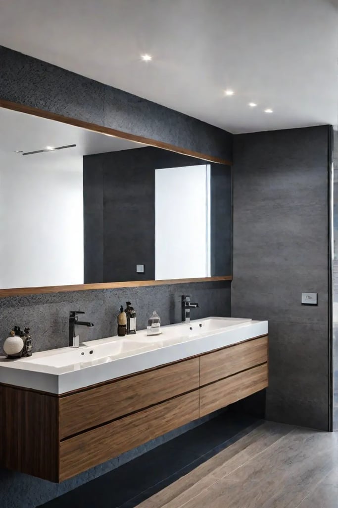 Smart bathroom mirror