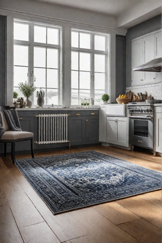 Textiles in a kitchen