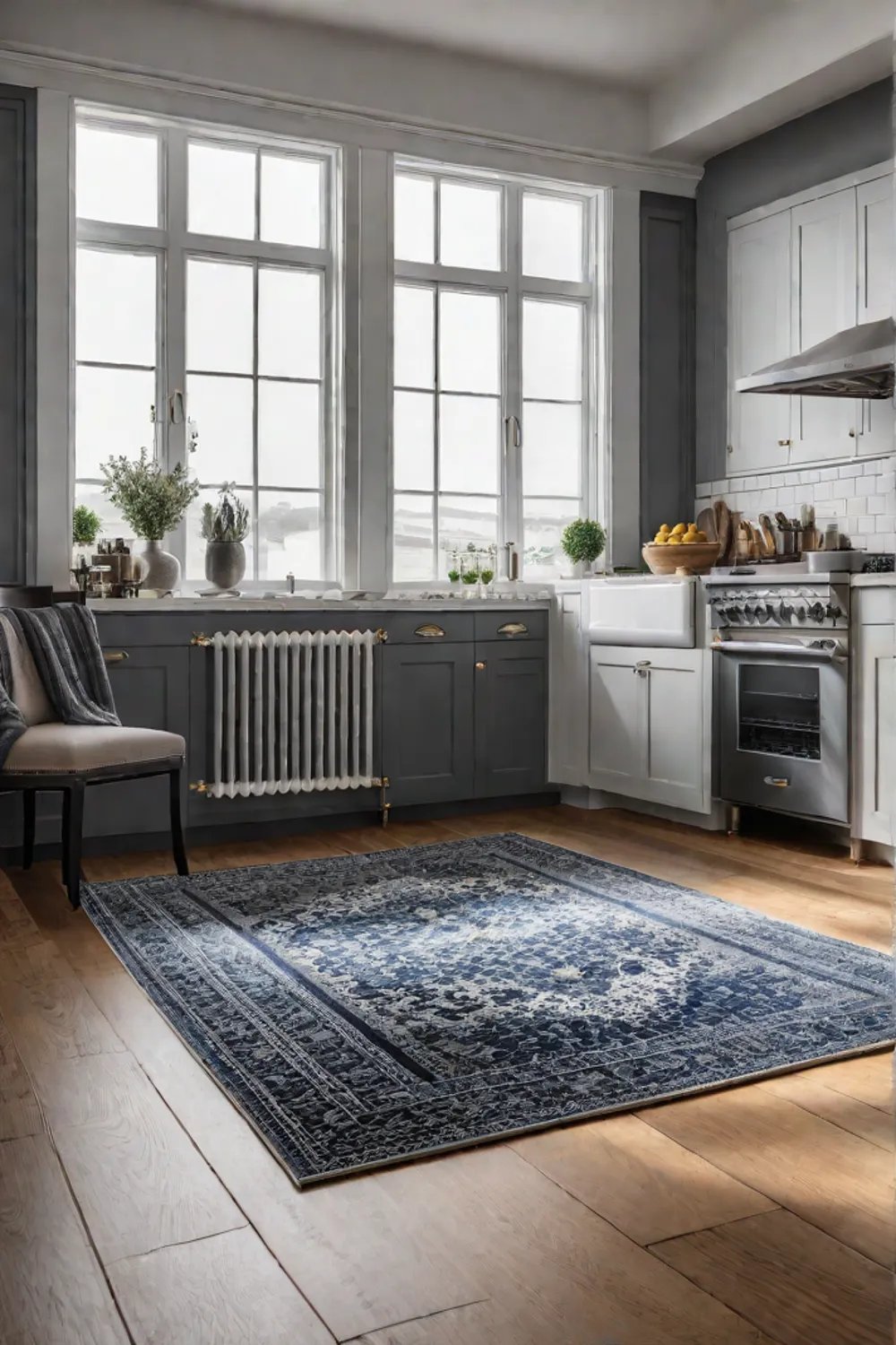 Textiles in a kitchen