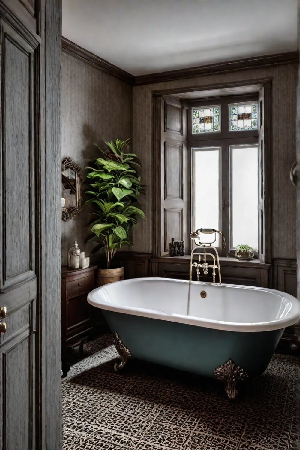 Vintage inspired bathroom