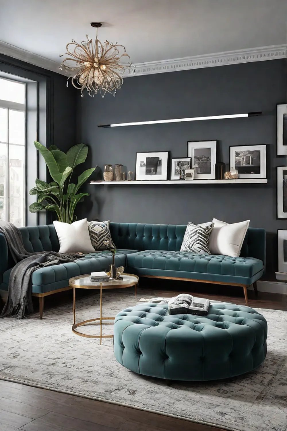 Blending modern and traditional styles in a small space