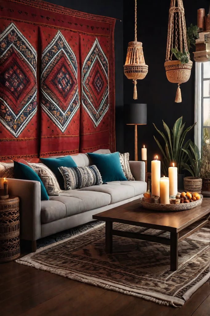Bohemian living room